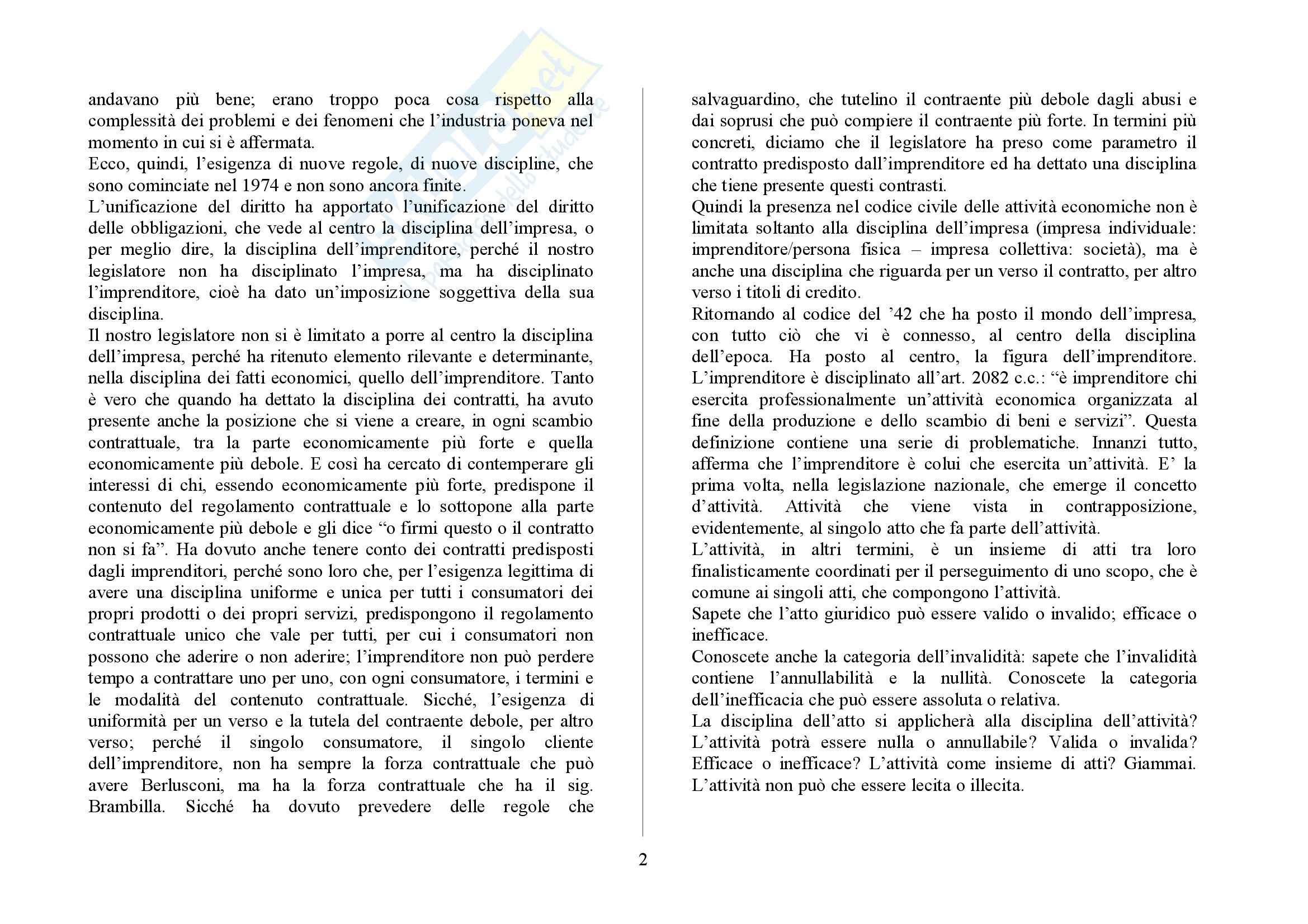 Diritto Commerciale - sbobinature lezioni Pag. 2
