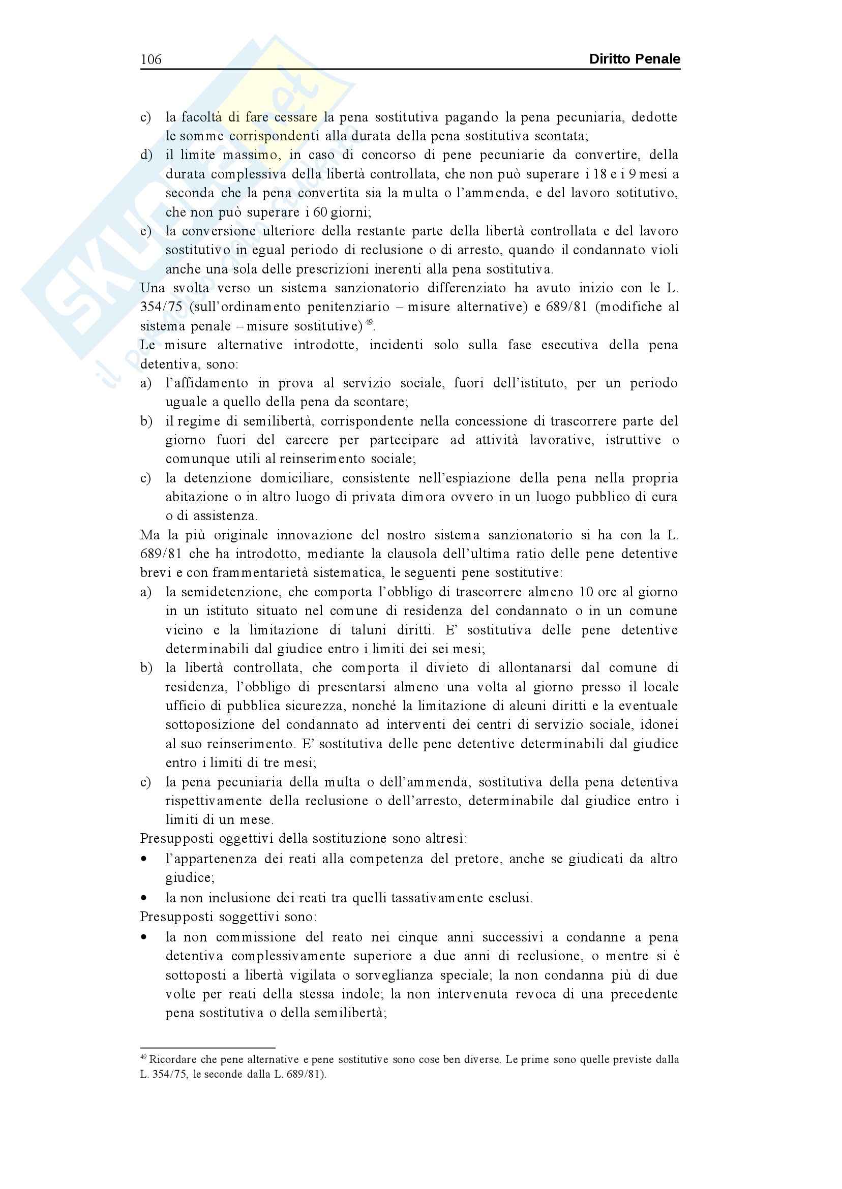 Riassunto esame Diritto Penale, prof. Sgubbi, libro Riassunto esame Diritto Penale, prof. Sgubbi, libro