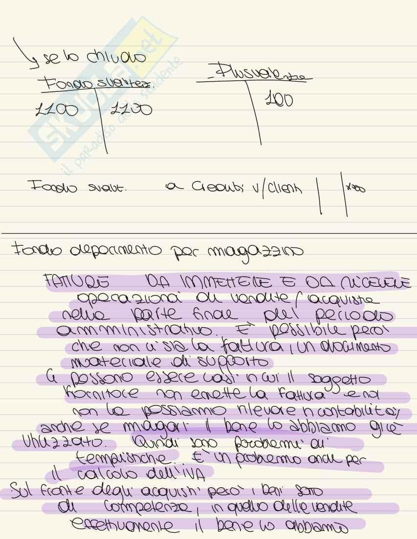 Riassunto esame Economia aziendale, Prof. Cleofe Giorgino Maria, libro consigliato La determinazione del valore creato, Catturi Pag. 26