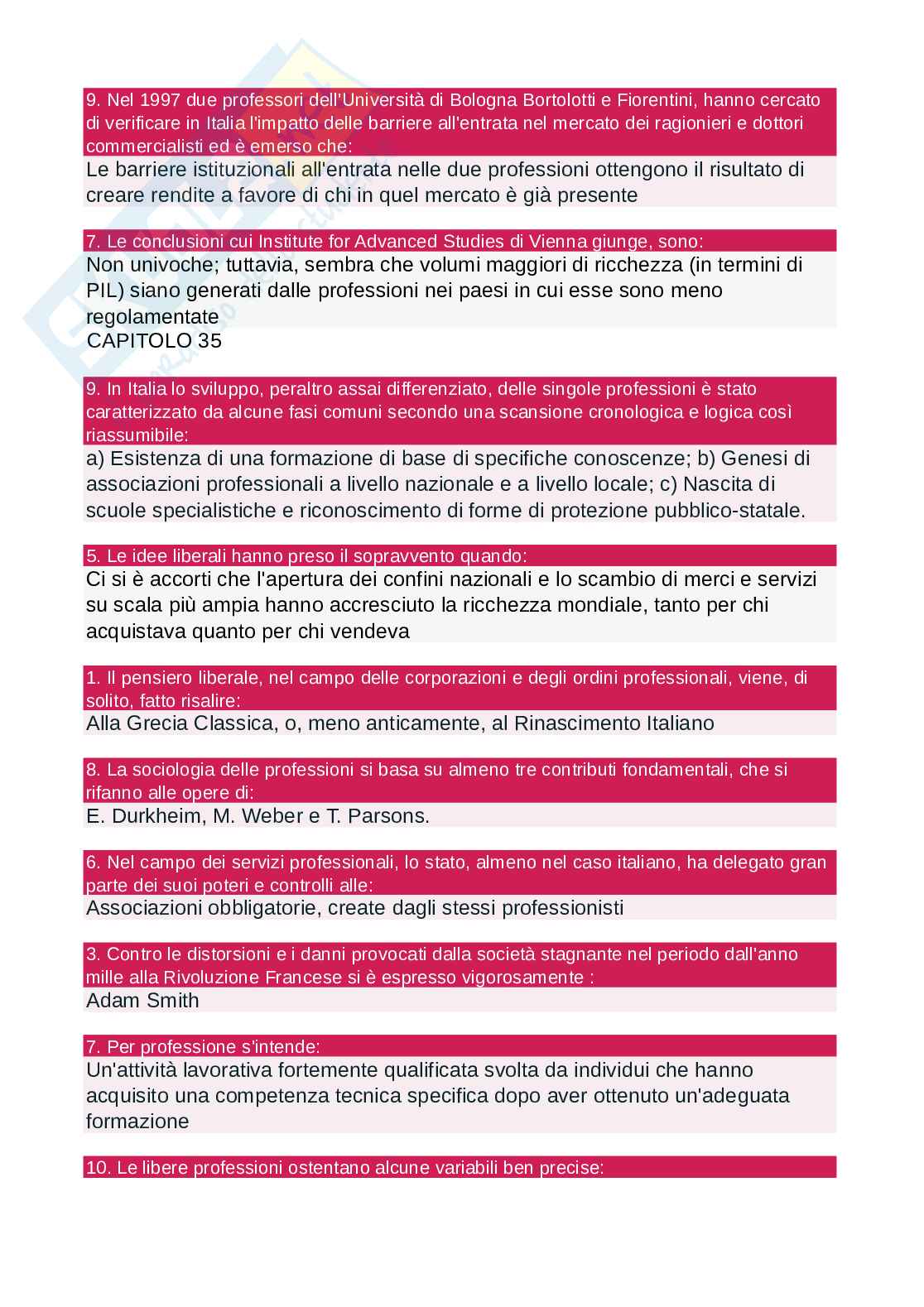 Paniere esame Diritto e Management Pag. 31