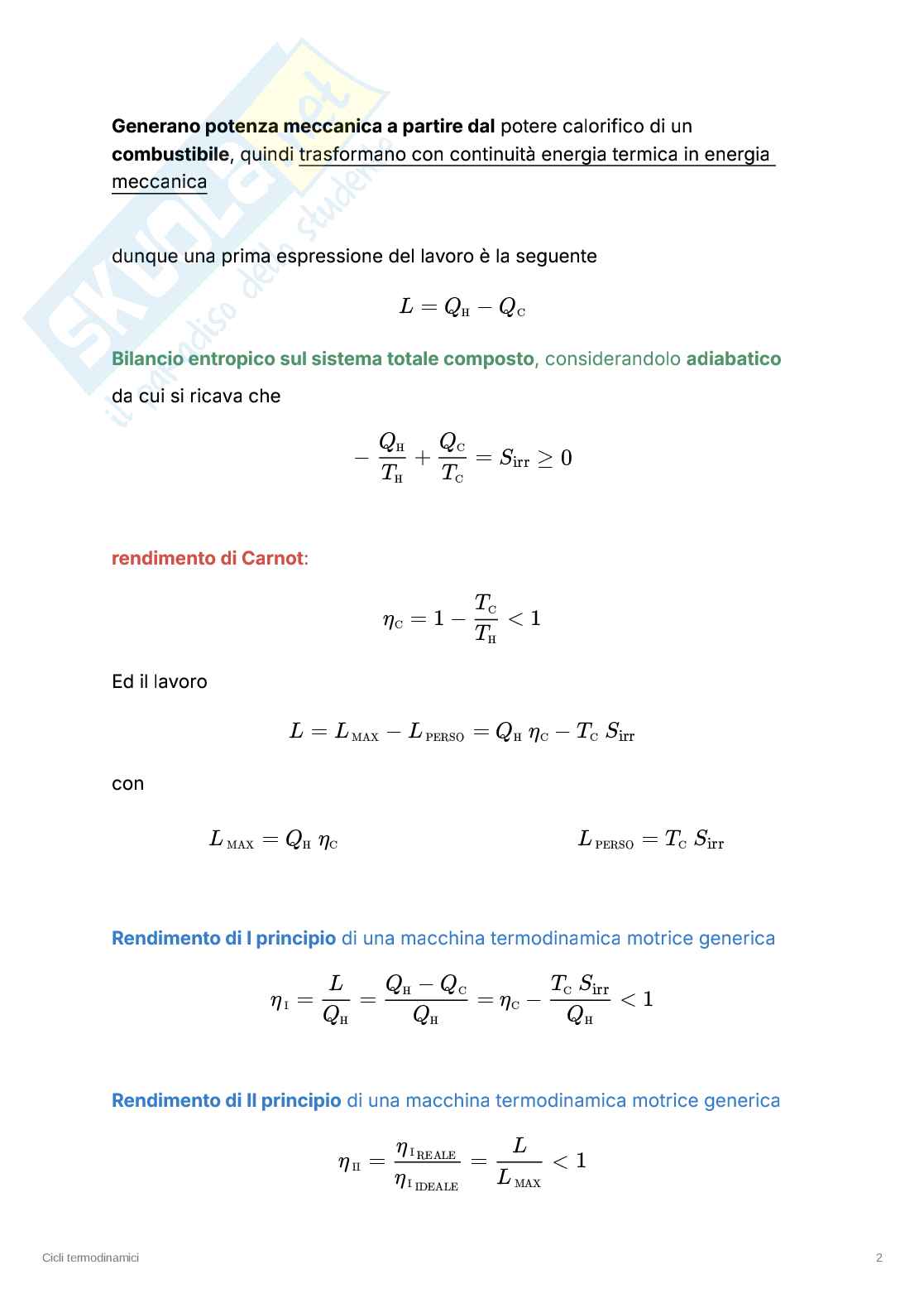 Appunti riassuntivi e Formulari di Fisica tecnica  Pag. 16