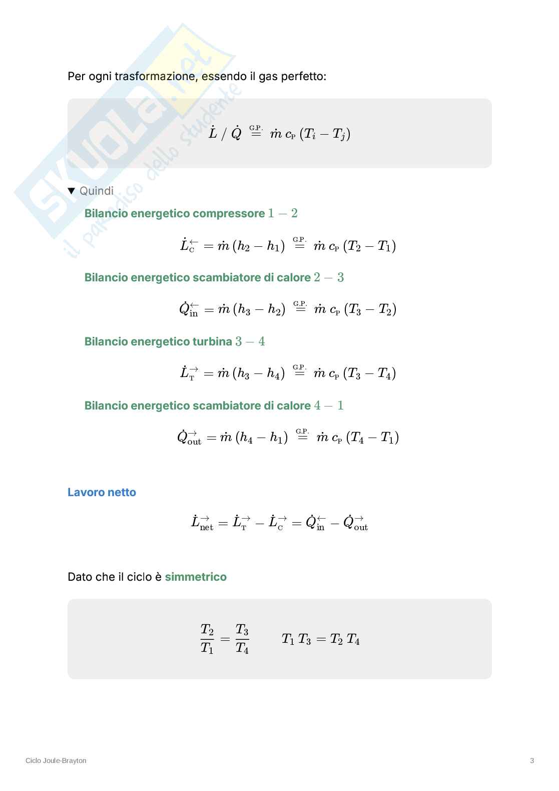 Appunti riassuntivi e Formulari di Fisica tecnica  Pag. 21