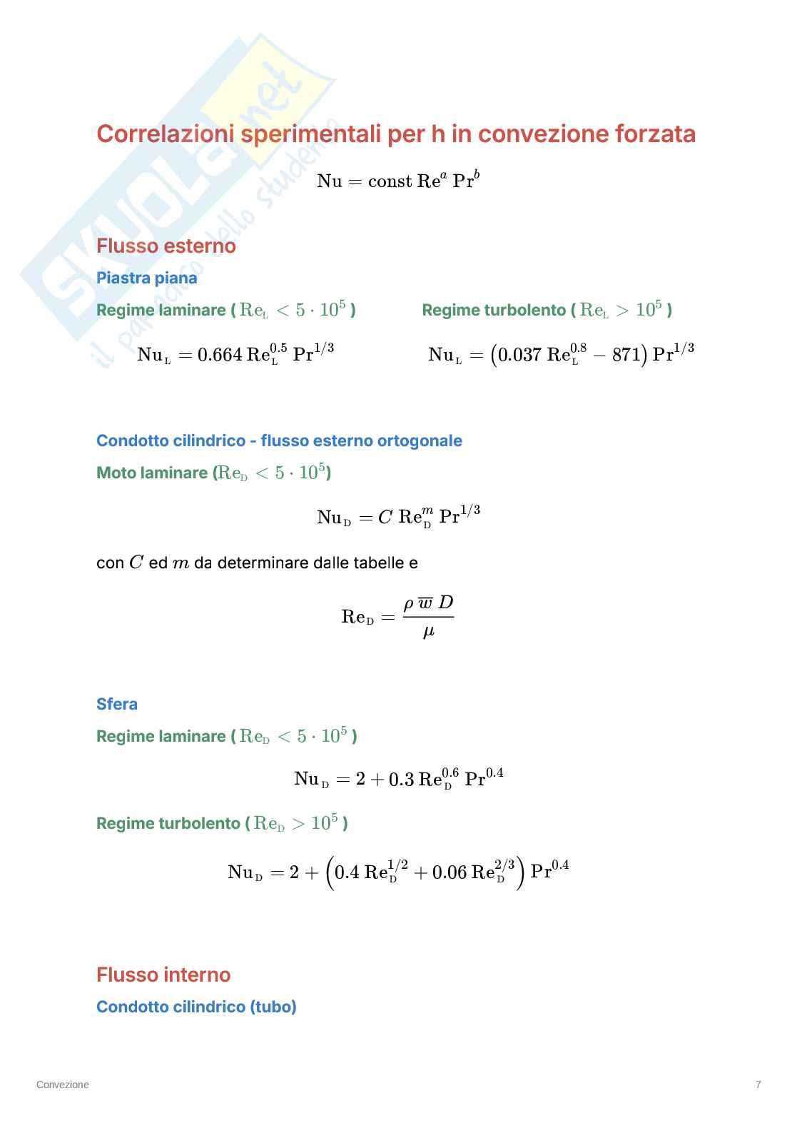 Appunti riassuntivi e Formulari di Fisica tecnica  Pag. 46