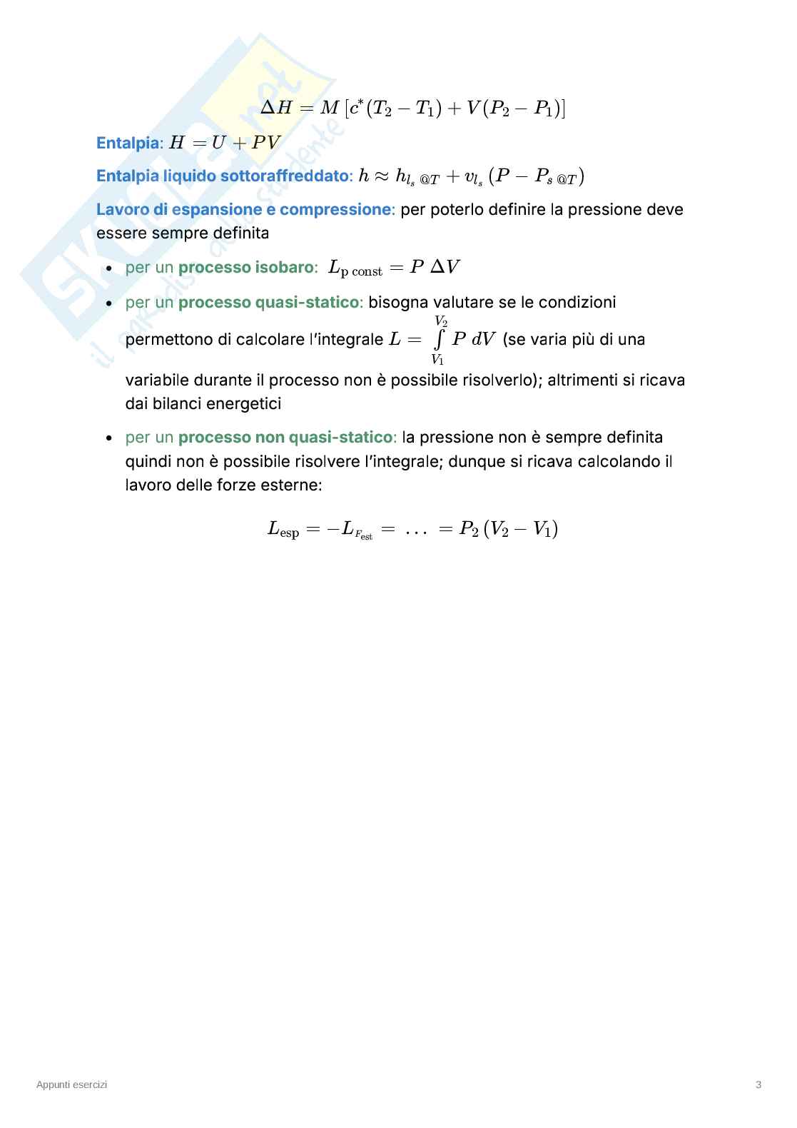 Appunti riassuntivi e Formulari di Fisica tecnica  Pag. 6