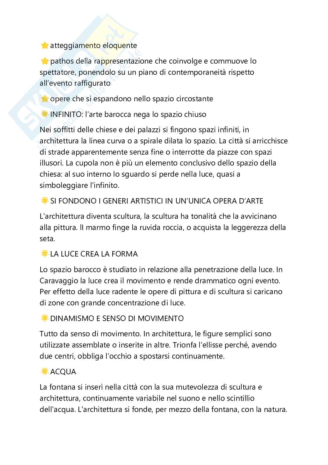 Pittura ed architettura del Barocco Pag. 2