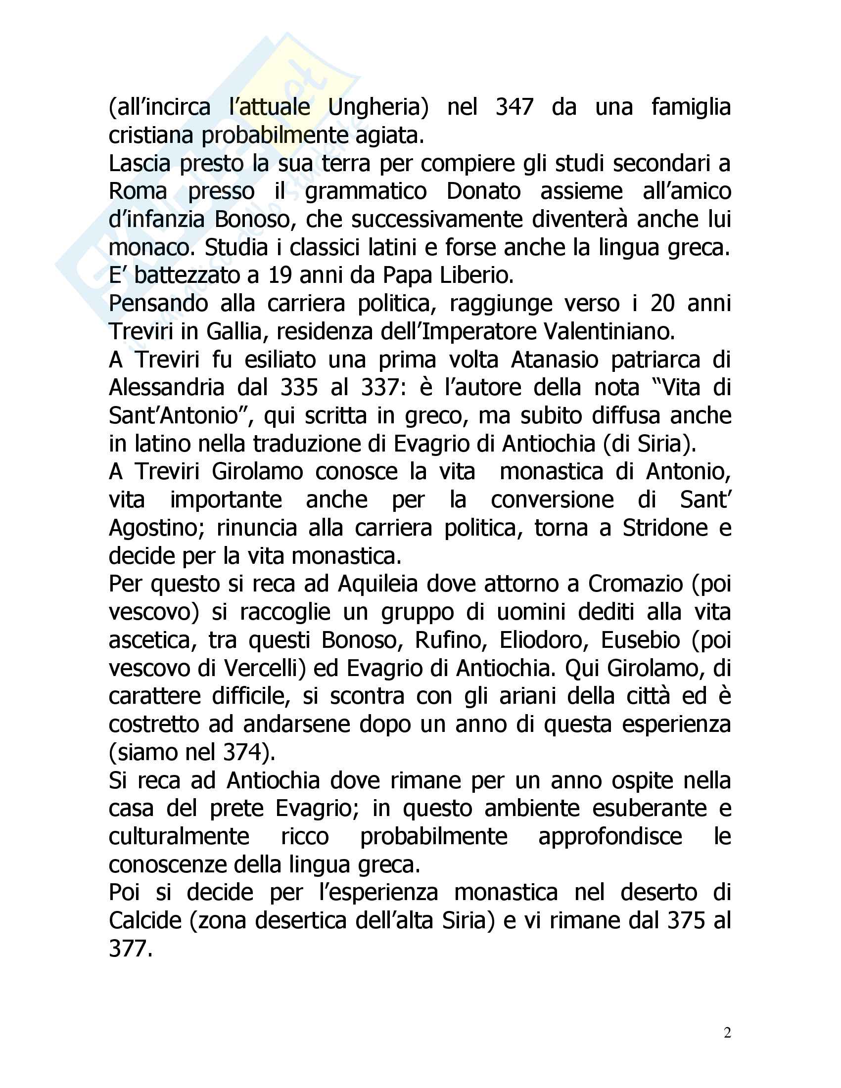 San Girolamo Lettera Xxii A Eustochio Vita Pensiero Filosofia Discorso Sulla Verginita E Epistolario