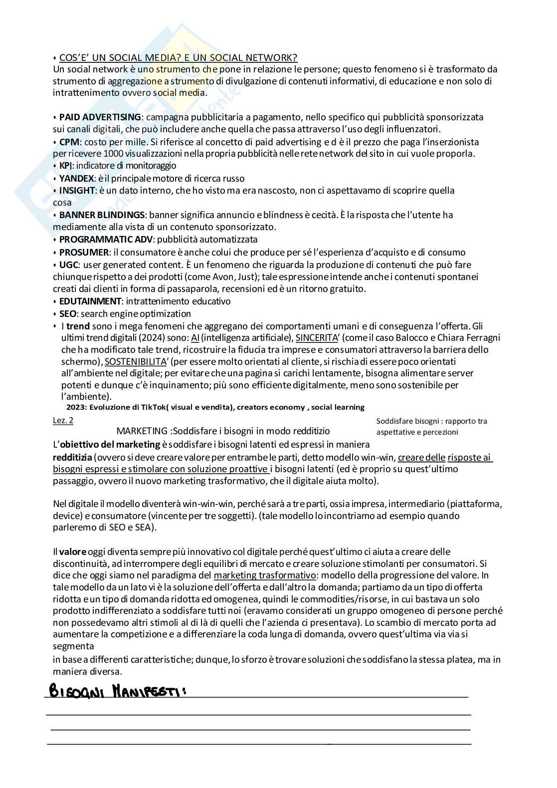 Diritto del marketing Pag. 2