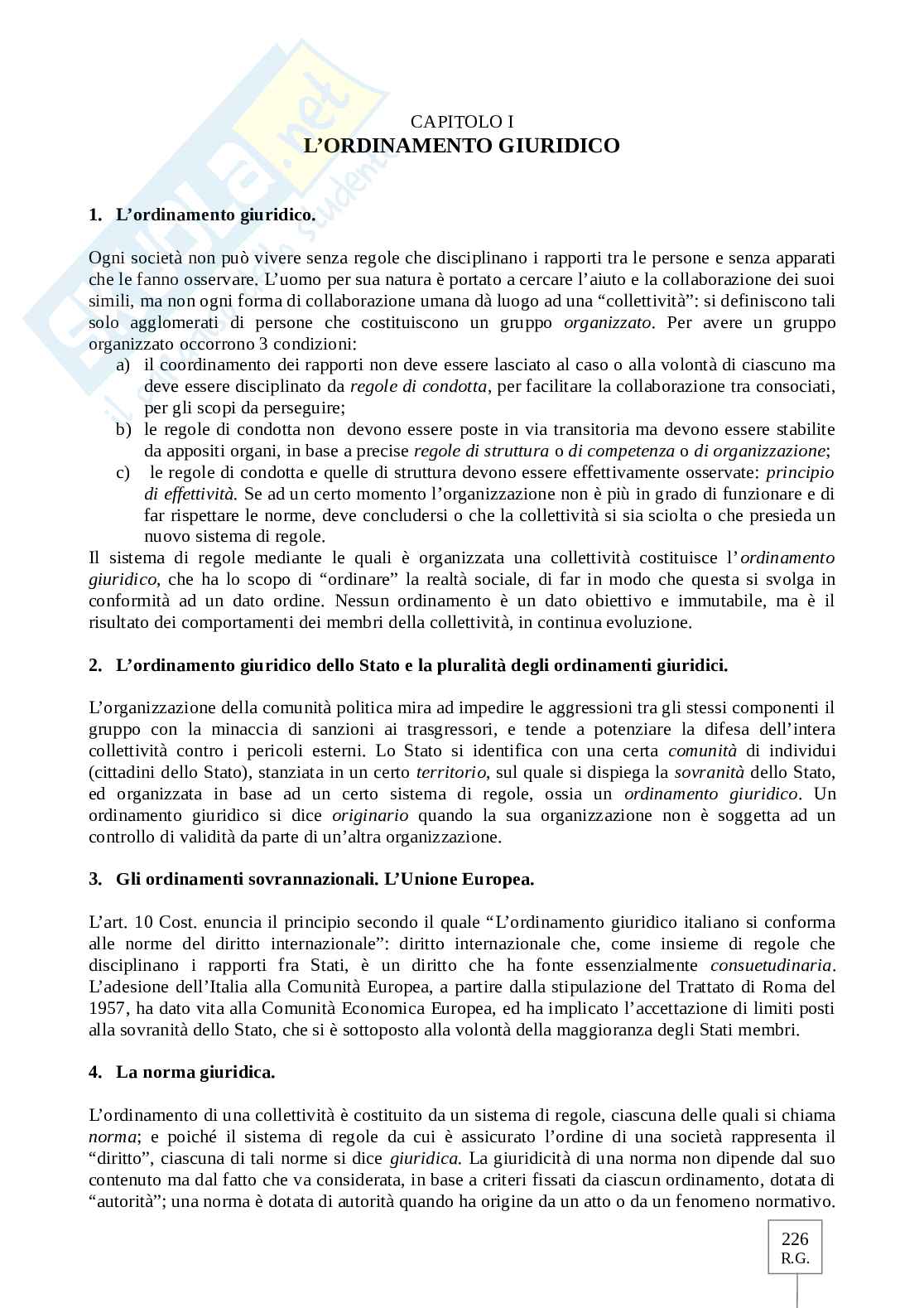 Riassunto esame Diritto privato, Prof. Fusar Poli Elisabetta, libro consigliato Manuale di diritto privato, Torrente Pag. 2