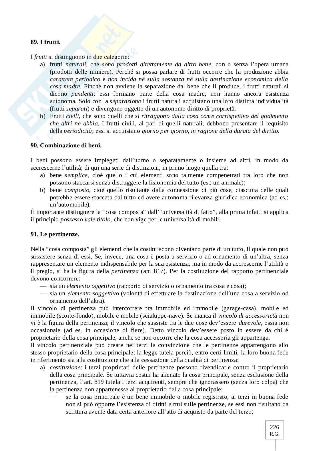 Riassunto esame Diritto privato, Prof. Fusar Poli Elisabetta, libro consigliato Manuale di diritto privato, Torrente Pag. 36