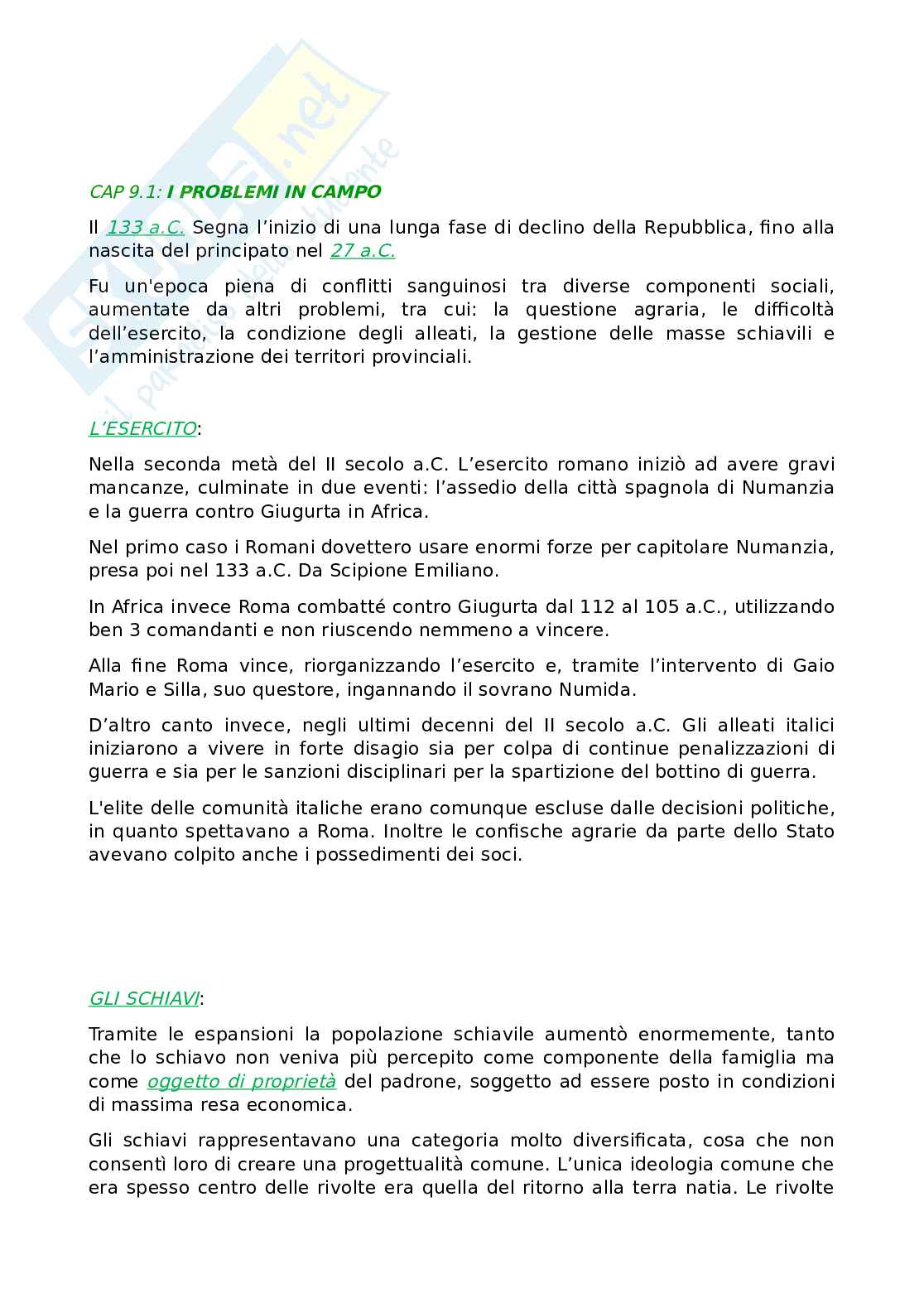 Appunti di Storia romana (dalle origini al 476 d.C.) Pag. 36
