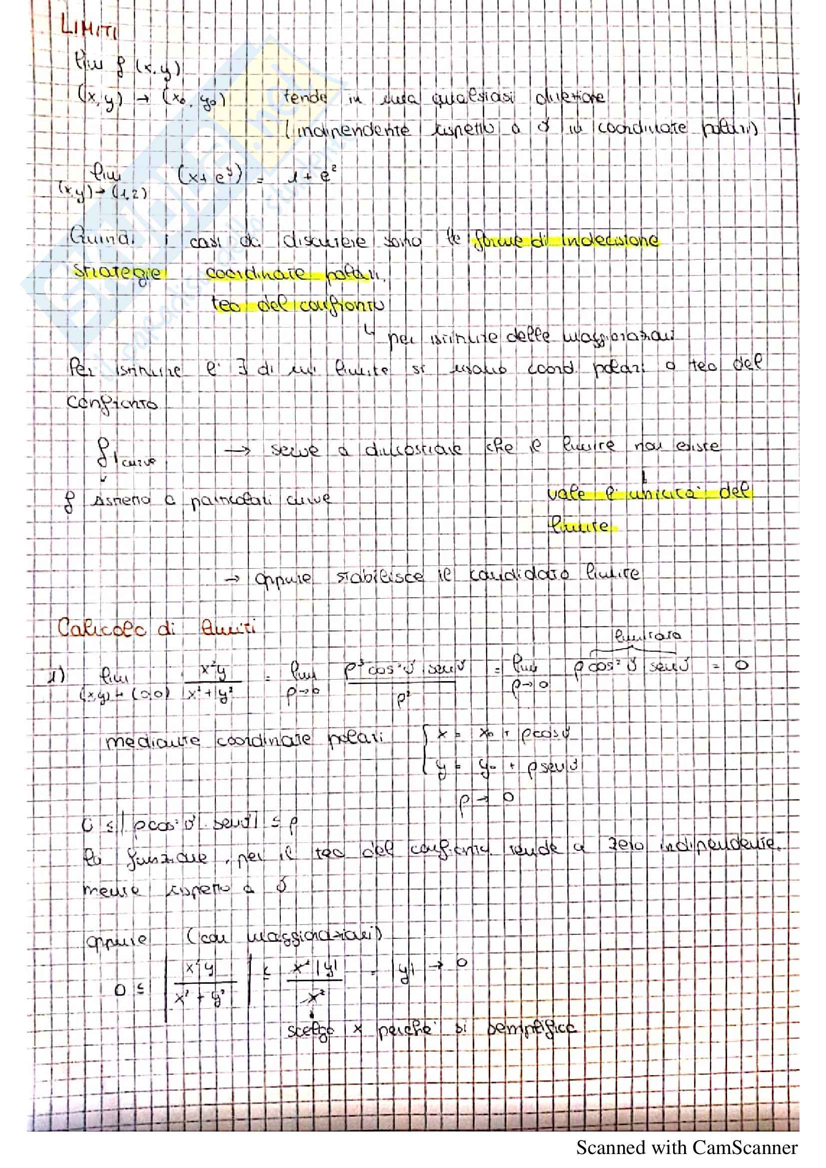 Appunti ed esercitazioni di analisi 2 Pag. 26