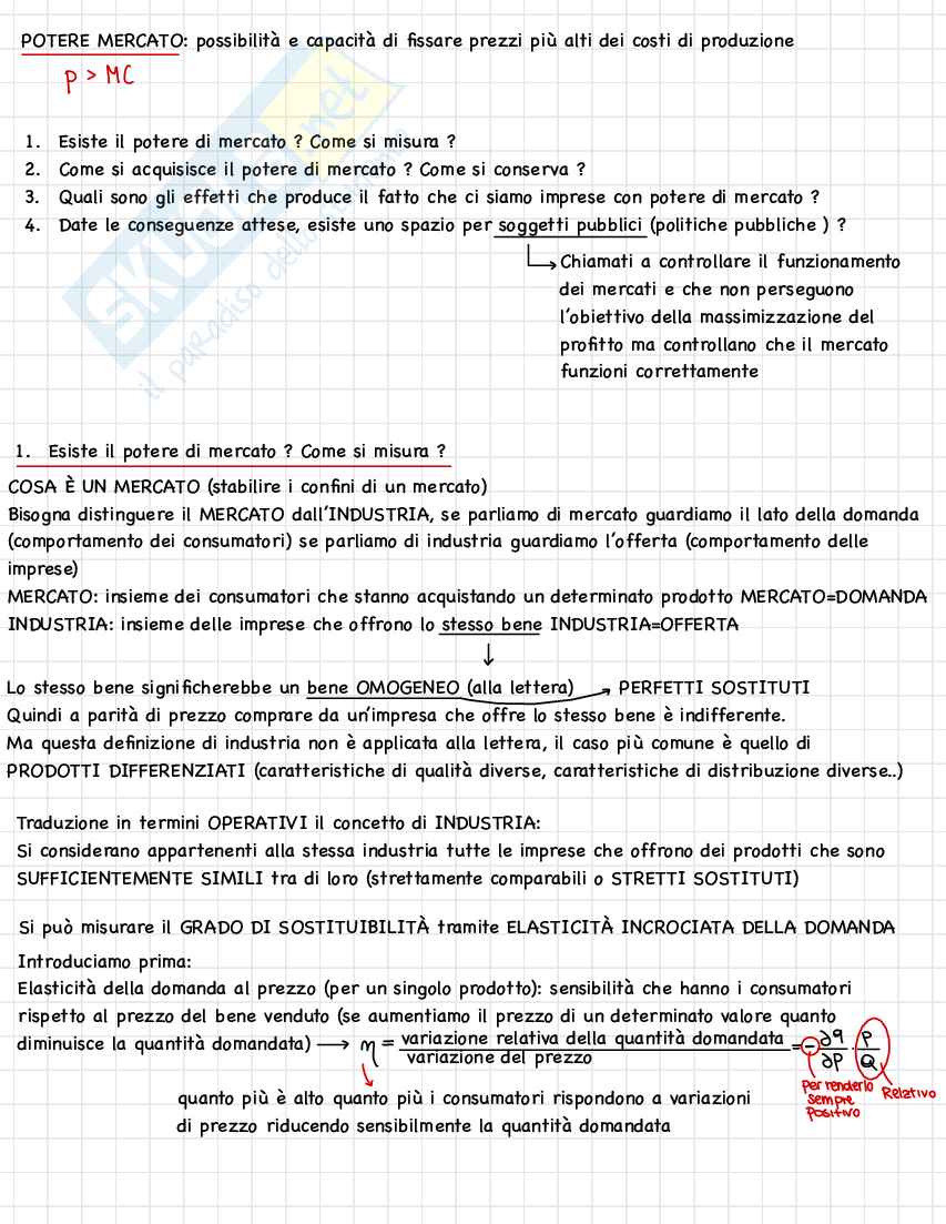 Appunti Economia dei Sistemi Industriali Pag. 6