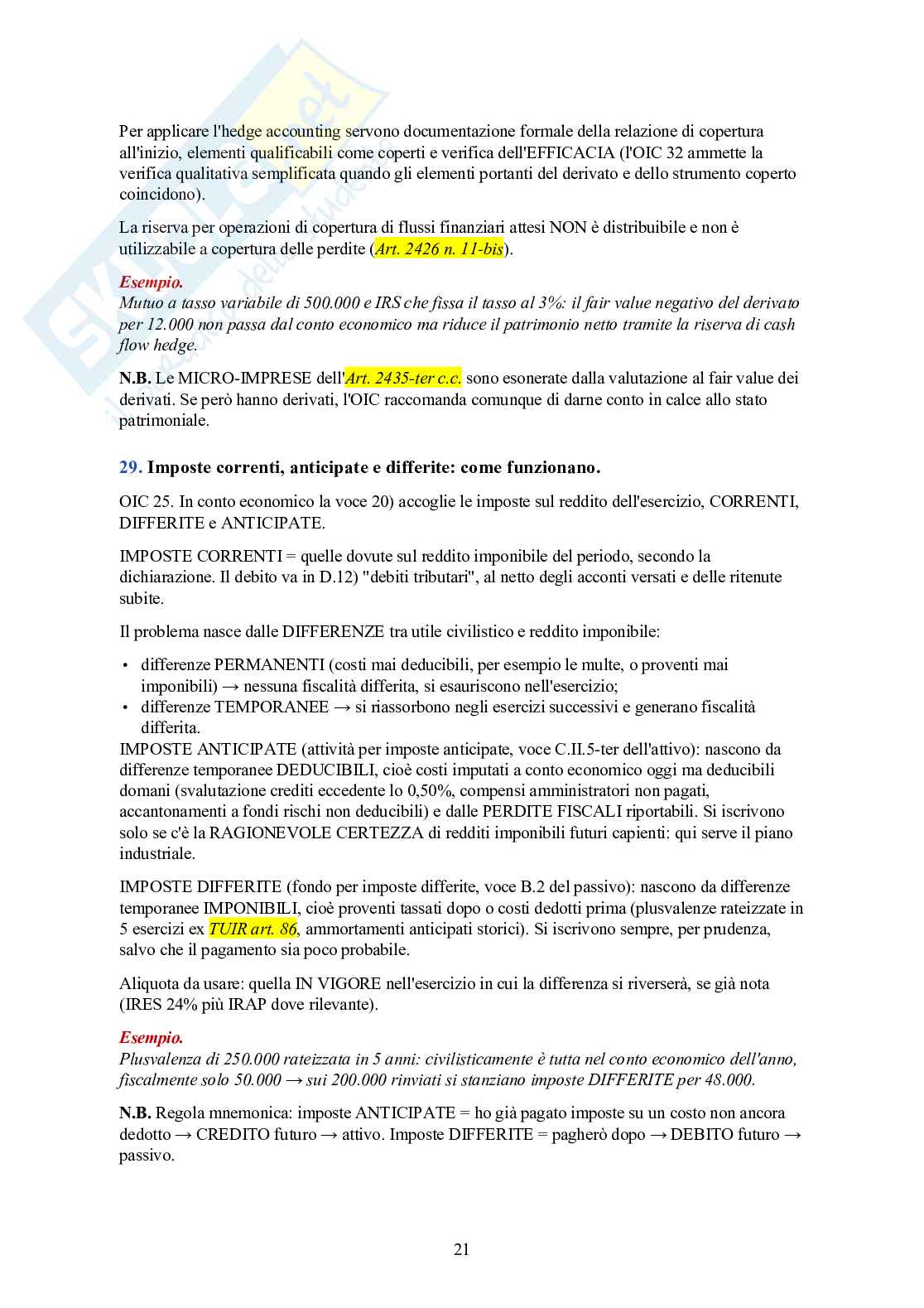 Esame di Stato Commercialista – 100 domande dell'orale con risposta Pag. 21