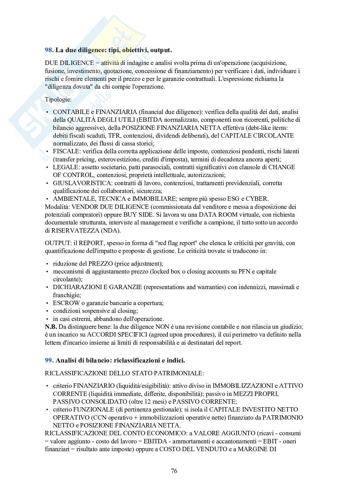 Esame di Stato Commercialista – 100 domande dell'orale con risposta Pag. 76