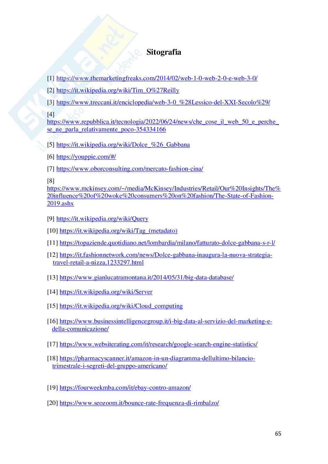 L'importanza dell'analisi dei dati del marketing digitale nella società 5.0 Pag. 66