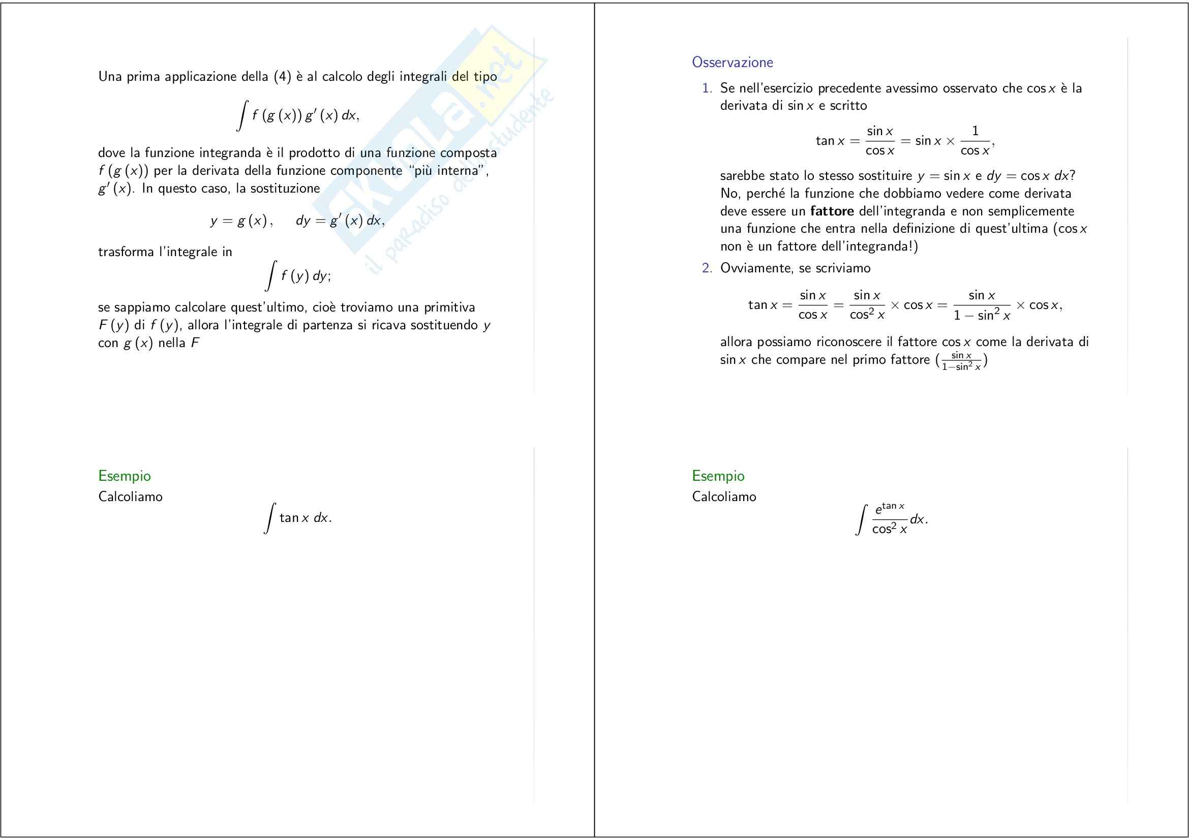 Analisi matematica – calcolo differenziale – Appunti Pag. 36