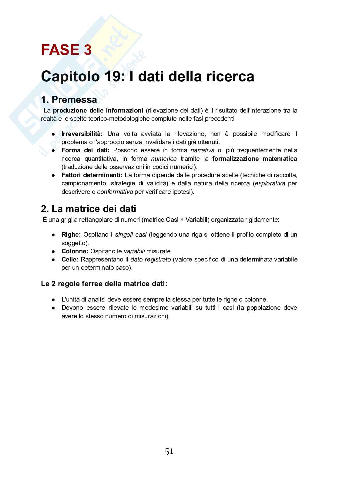 Riassunto esame Metodologia della ricerca psicologica, Prof. Ingoglia Sonia, libro consigliato Metodologia della ricerca psicologica , Invoglia, Boca Pag. 51