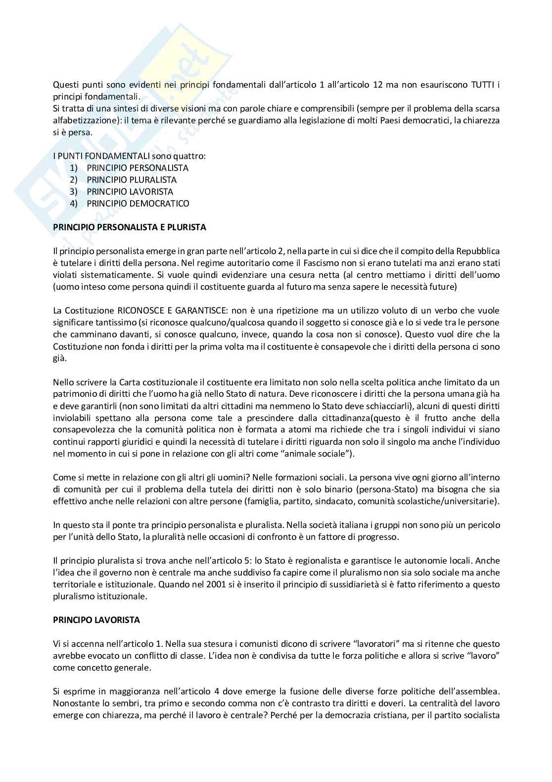 Appunti di Diritto costituzionale Pag. 2