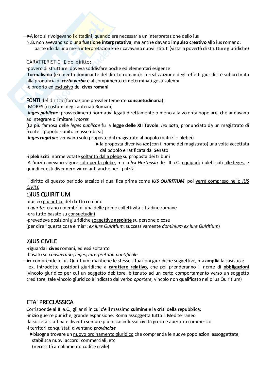 Riassunto esame Diritto romano, Prof. Sciandrello Enrico, libro consigliato Istituzioni di diritto romano, Arangio-Ruiz Vincenzo Pag. 2