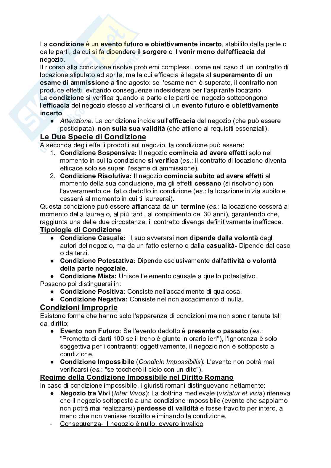 Riassunto esame Diritto romano, Prof. Gianni Santucci, libro consigliato Basi romanistiche di istituti privatistici, Santucci Pag. 31