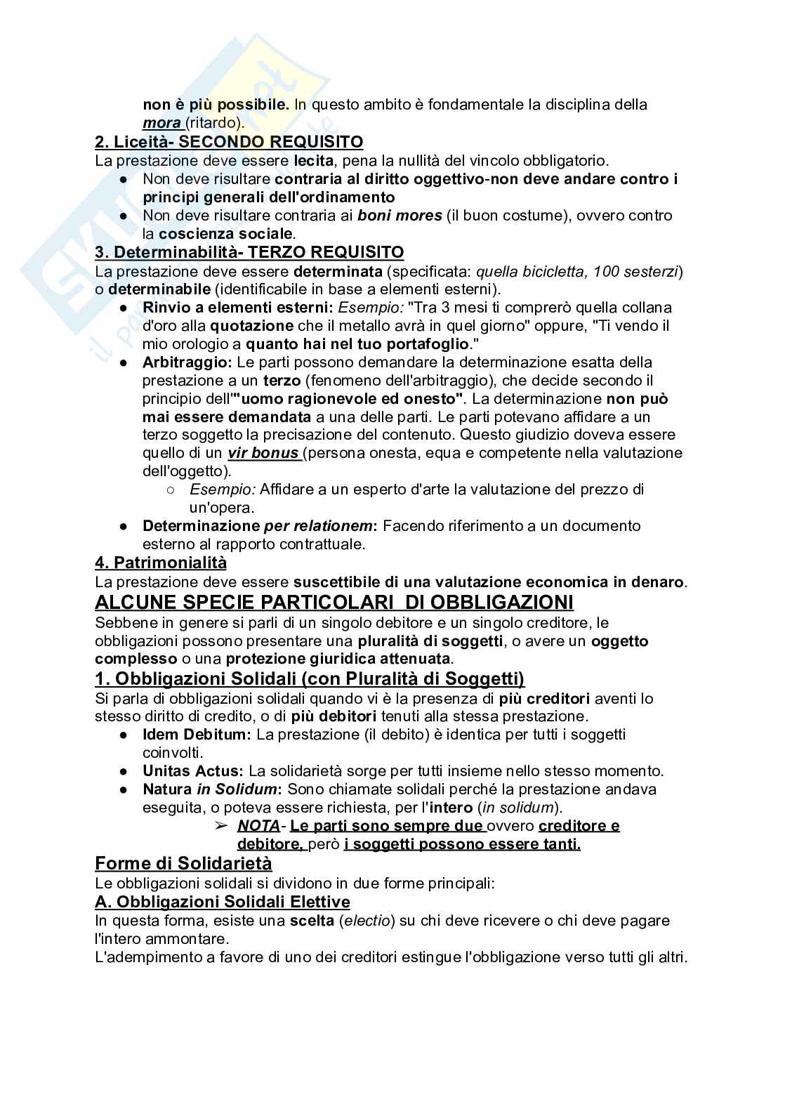 Riassunto esame Diritto romano, Prof. Gianni Santucci, libro consigliato Basi romanistiche di istituti privatistici, Santucci Pag. 66