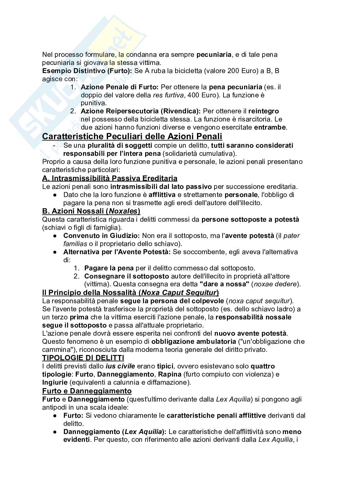 Riassunto esame Diritto romano, Prof. Gianni Santucci, libro consigliato Basi romanistiche di istituti privatistici, Santucci Pag. 76