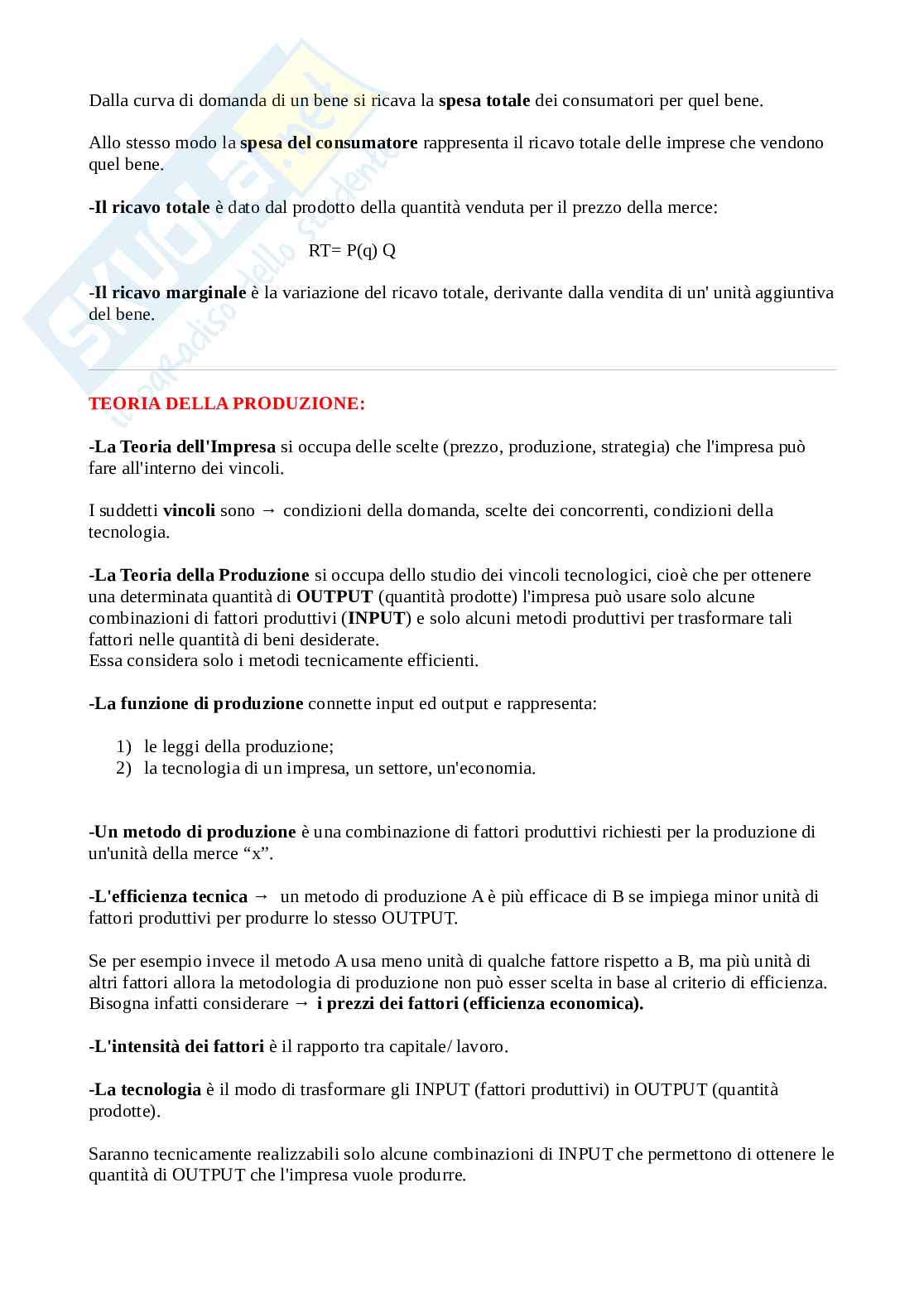 Riassunto Microeconomia Pag. 6