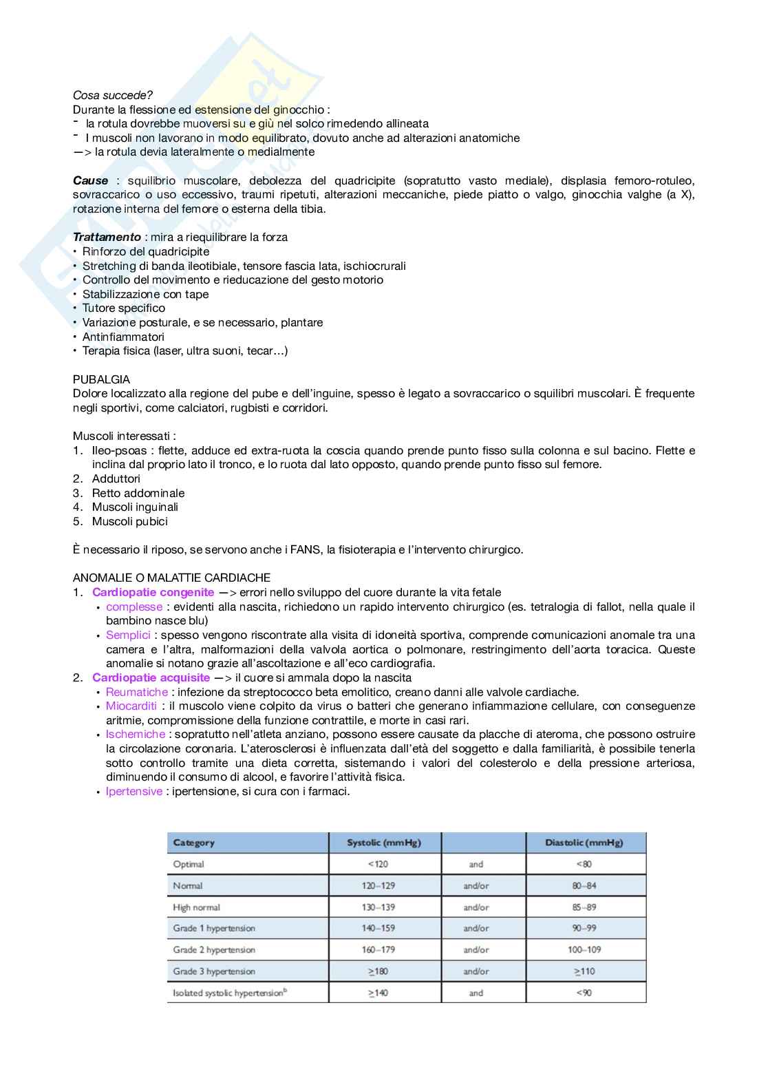 Medicina dello sport Pag. 6
