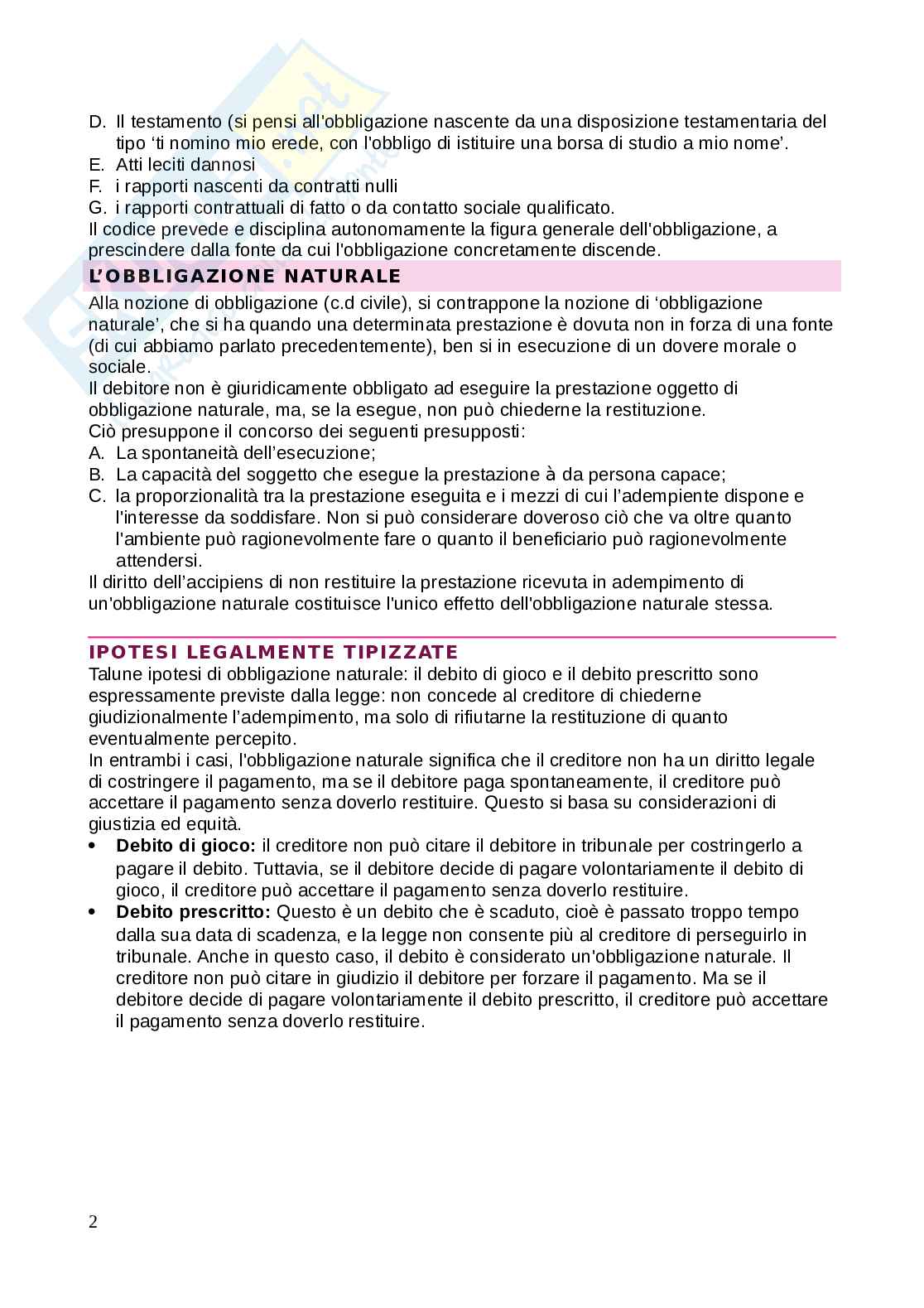 Diritto privato 2 Pag. 2
