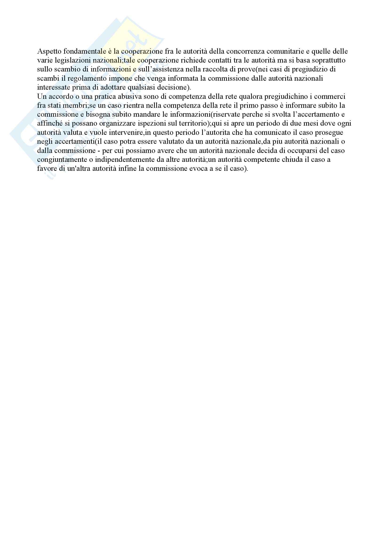 Riassunto esame Diritto dell'Unione Europea, prof. De Pasquale, libro consigliato Diritto Comunitario, Tesauro - cap. 7 Pag. 21