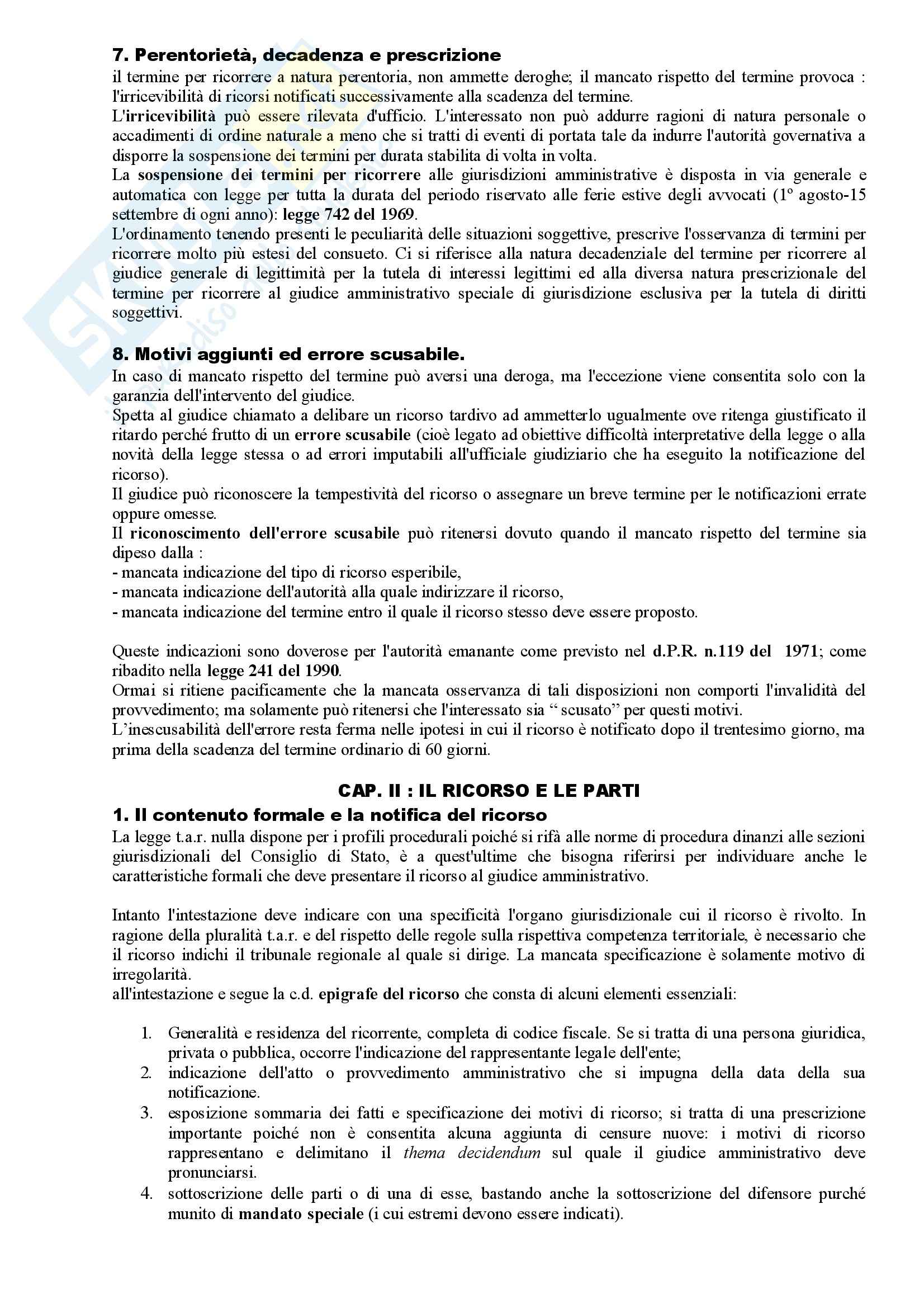 Riassunto esame Diritto Amministrativo, prof. Apicella, libro consigliato Sistema di Giustizia Amministrativa, Saitta Pag. 11