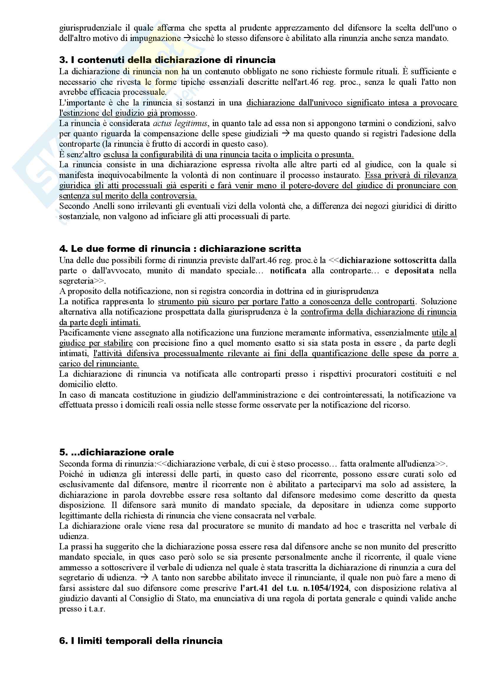 Riassunto esame Diritto Amministrativo, prof. Apicella, libro consigliato Sistema di Giustizia Amministrativa, Saitta Pag. 46