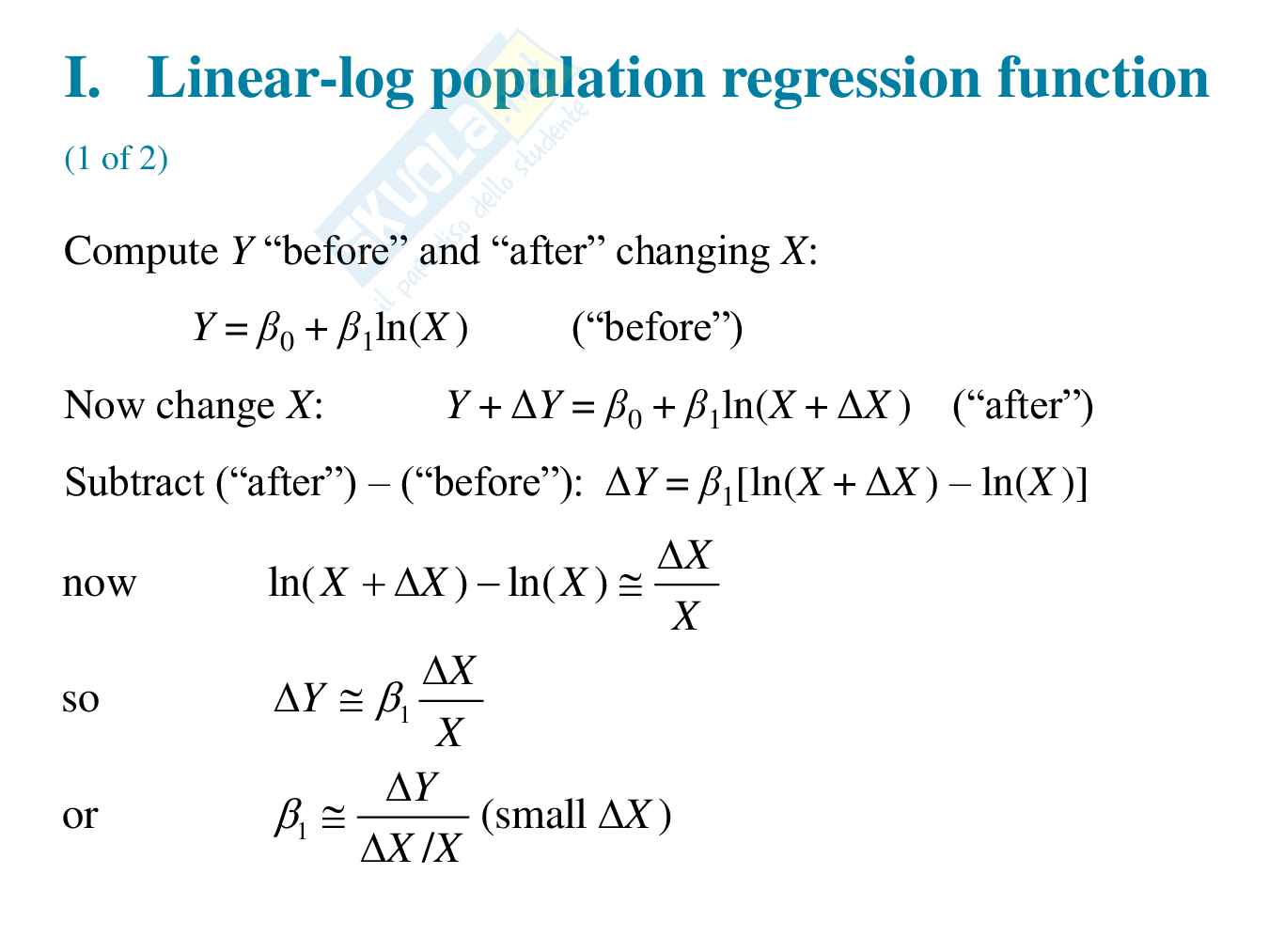 Documento 5 - Non linear regression functions Pag. 21