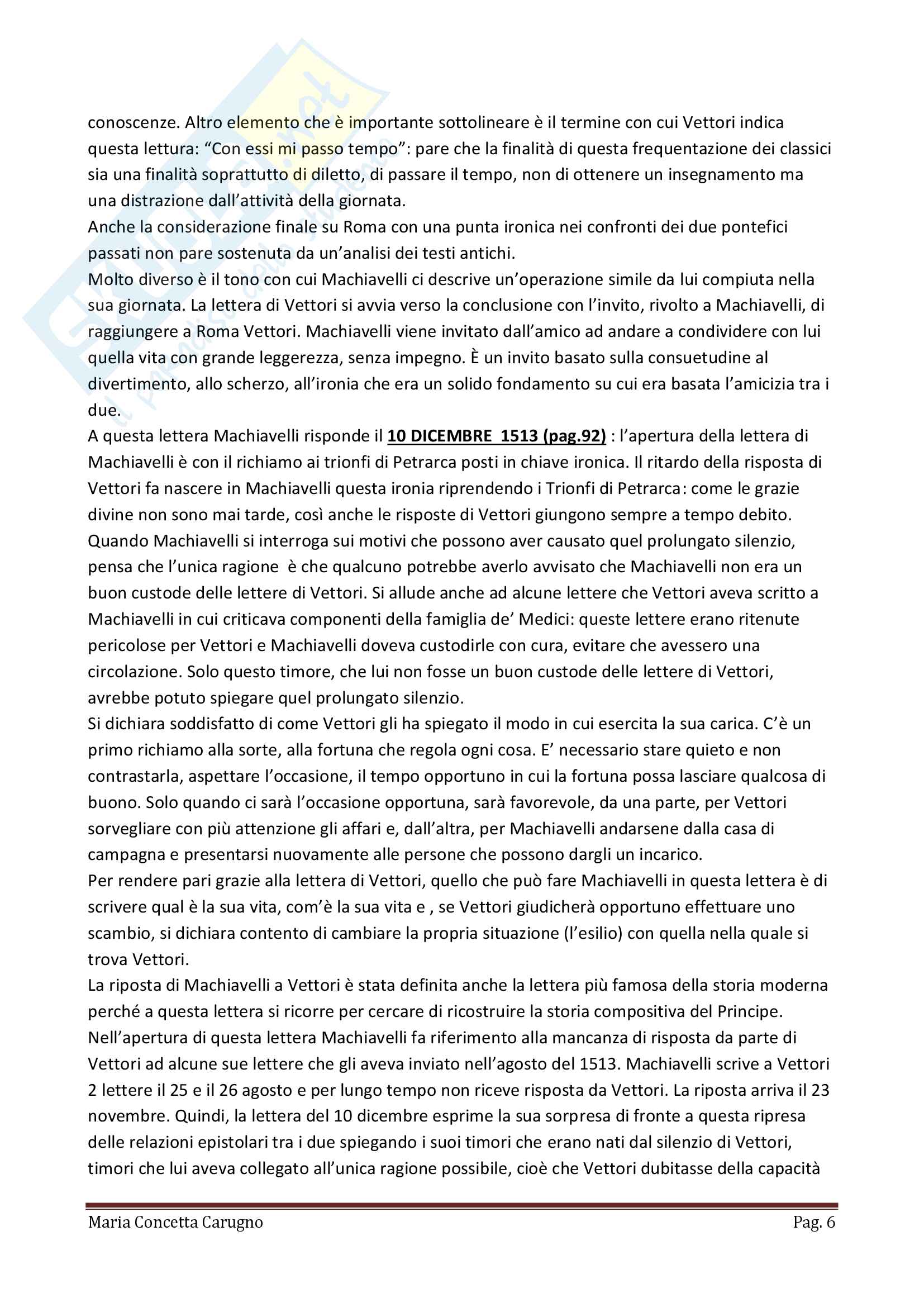 Letteratura italiana II corso monografico prof.ssa Apollonio a.a.2015/16 Pag. 6