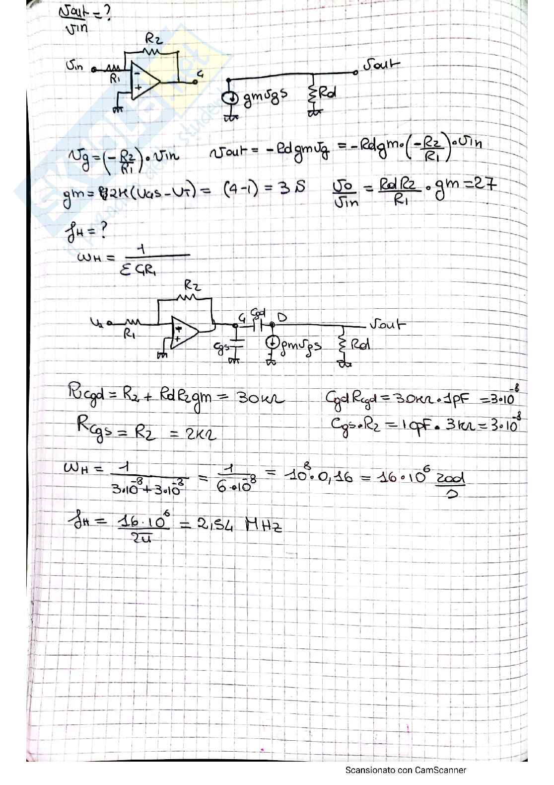 Esercizi elettronica Pag. 26