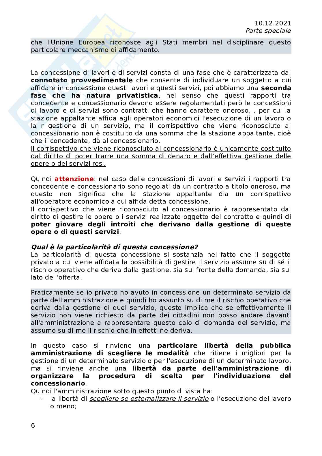 Contratti pubblici  Pag. 6