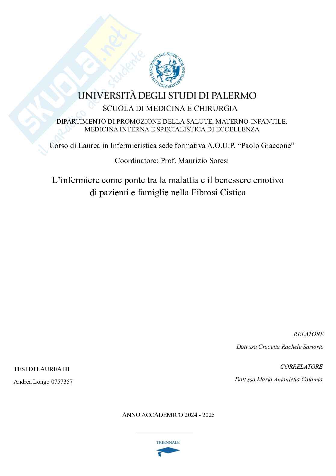 L’infermiere come ponte tra la malattia e il benessere emotivo di pazienti e famiglie nella fibrosi cistica Pag. 1