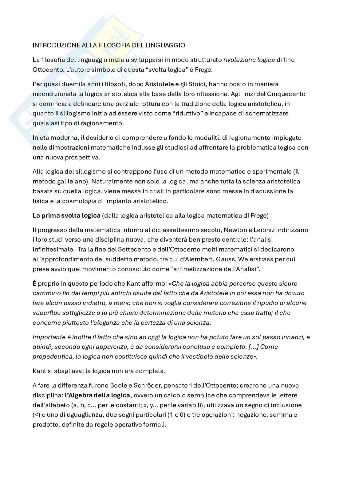 Svolta logica e analitica: Frege, Russell e la Nascita della semantica moderna Pag. 1