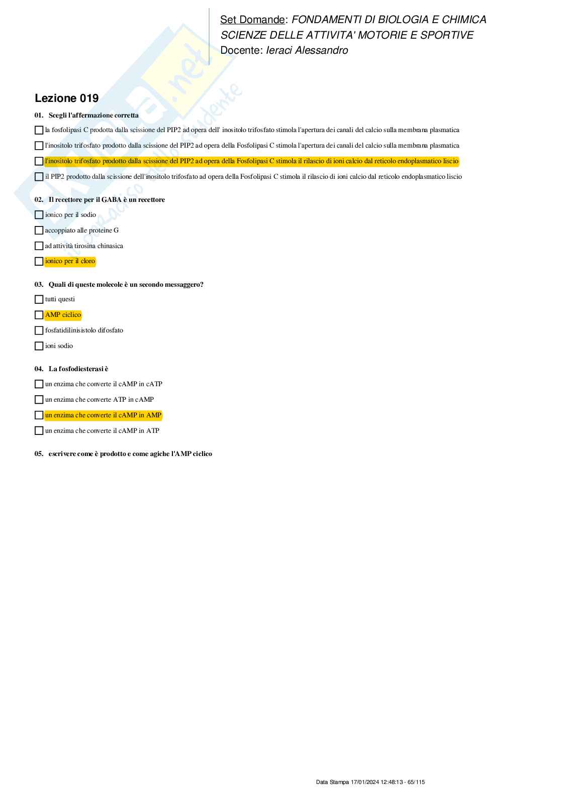 Paniere nuovo di fondamenti di biologia e chimica (2024)  Pag. 66