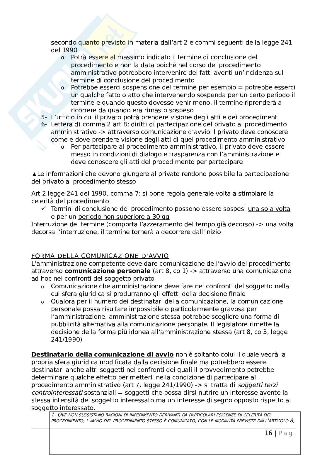 Appunti di Diritto amministrativo Pag. 16
