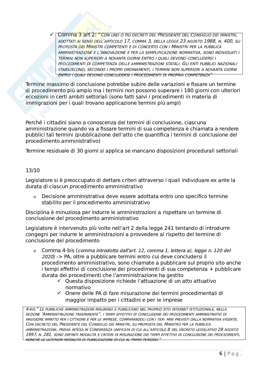 Appunti di Diritto amministrativo Pag. 6