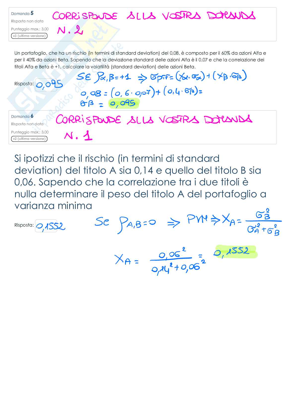 Assignment di Finanza aziendale Pag. 16