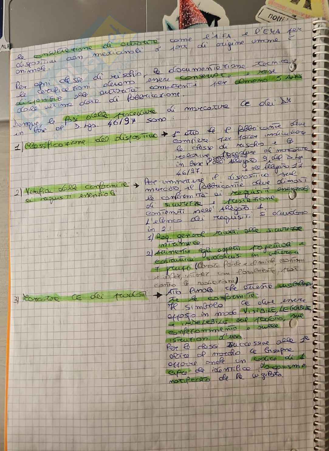 Collaudo delle tecnologie biomediche - Appunti per esame Pag. 2
