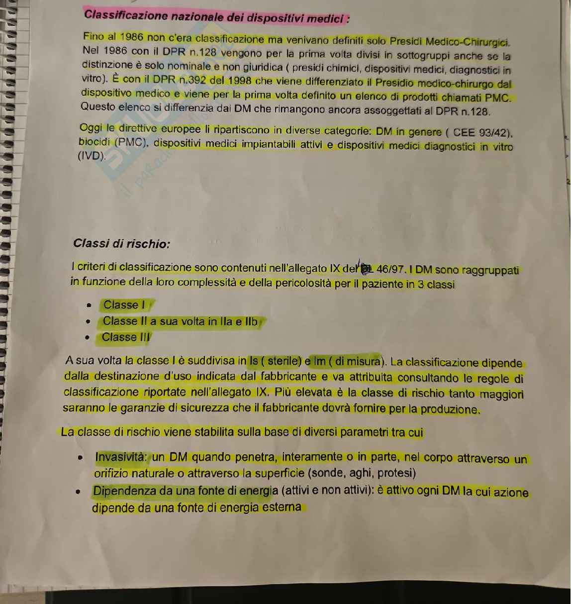 Collaudo delle tecnologie biomediche - Appunti per esame Pag. 31