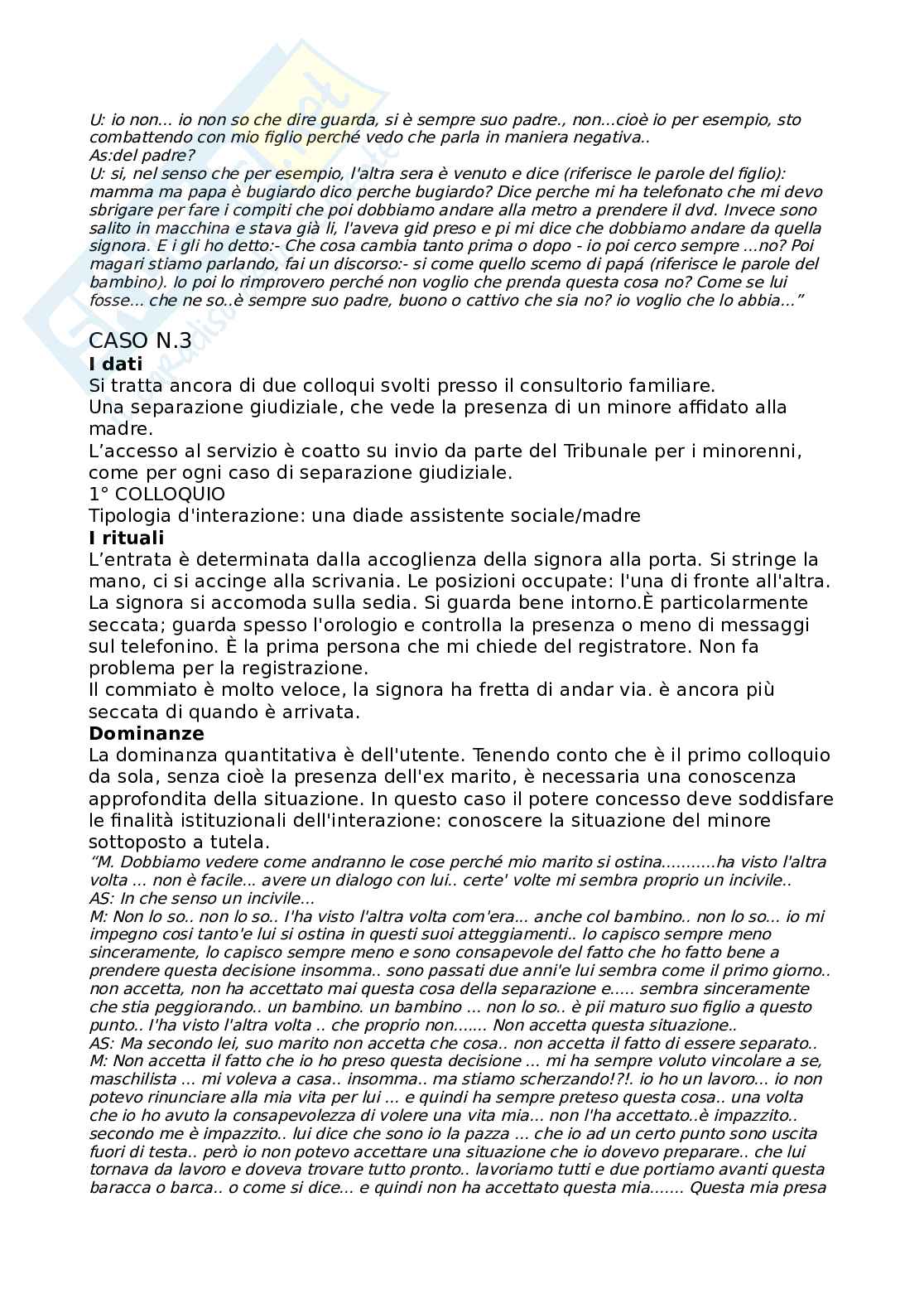 Riassunto esame Metodi e tecniche del servizio sociale, Prof. Rizzo Anna Maria, libro consigliato La negoziazione dell'inatteso. Strategie di comunicazione nel colloquio d'aiuto, Rizzo Pag. 21