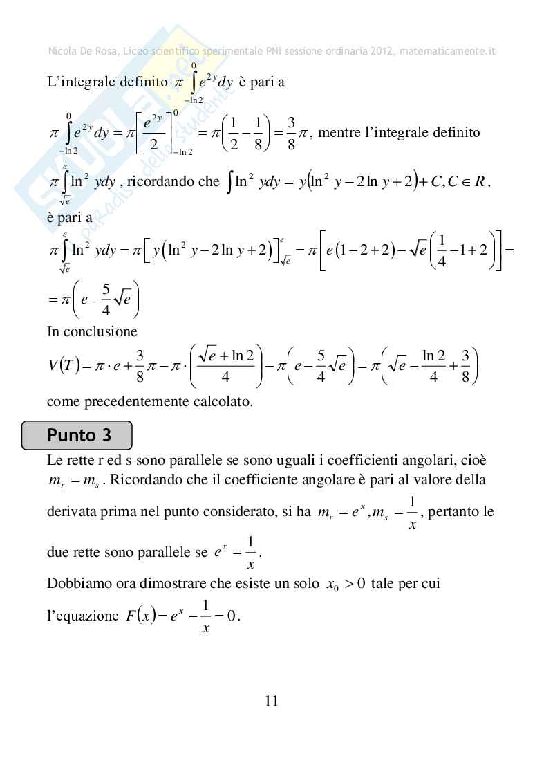 2012 - Liceo scientifico sperimentale PNI, sessione ordinaria Pag. 11