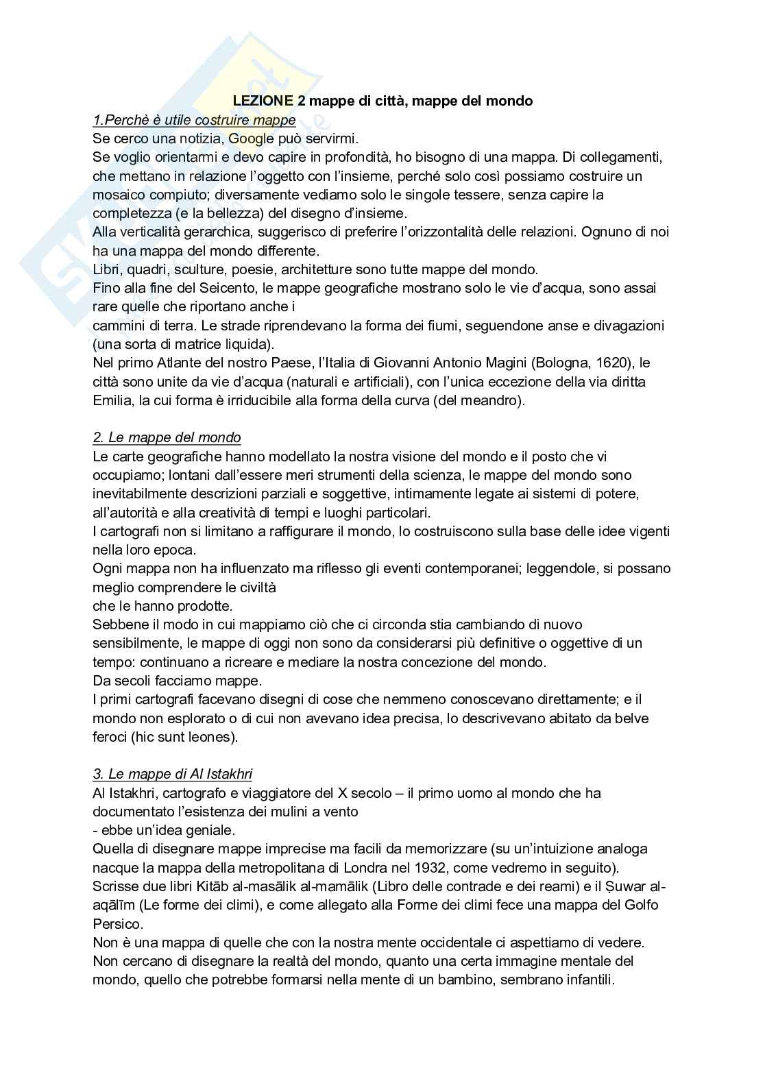 Lezione 2 di Urbanistica Pag. 1