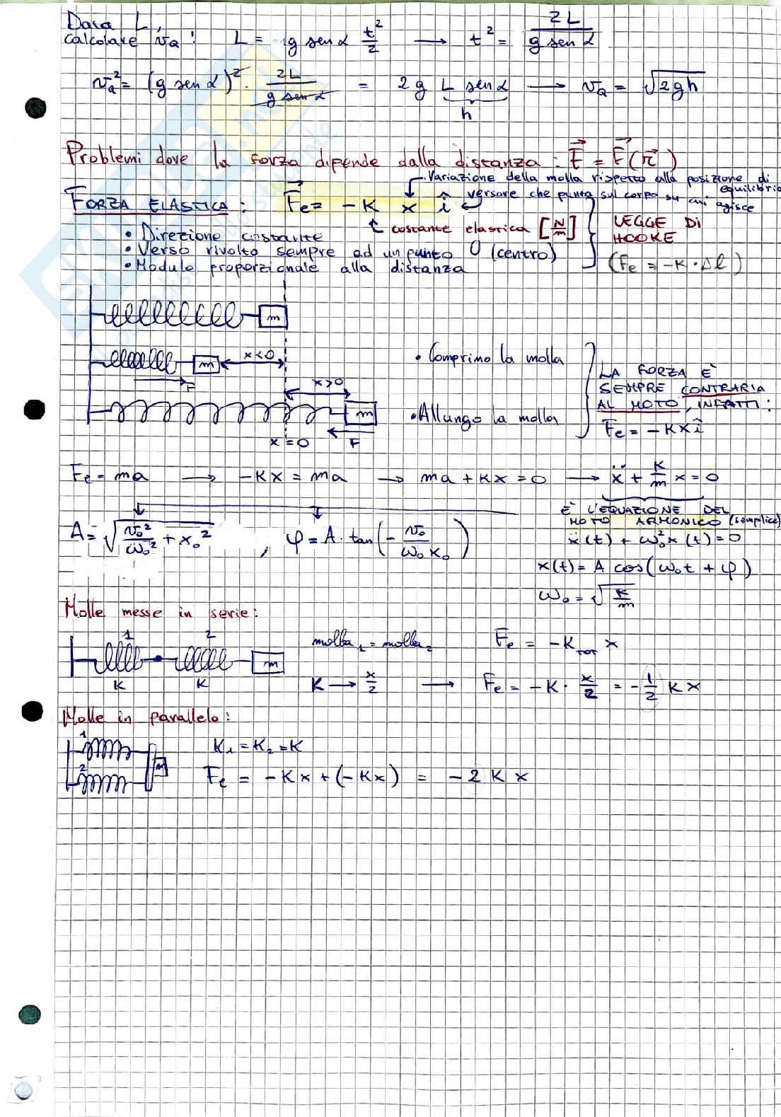 Appunti Fisica 1 + Formulario + Esercizi svolti Pag. 21