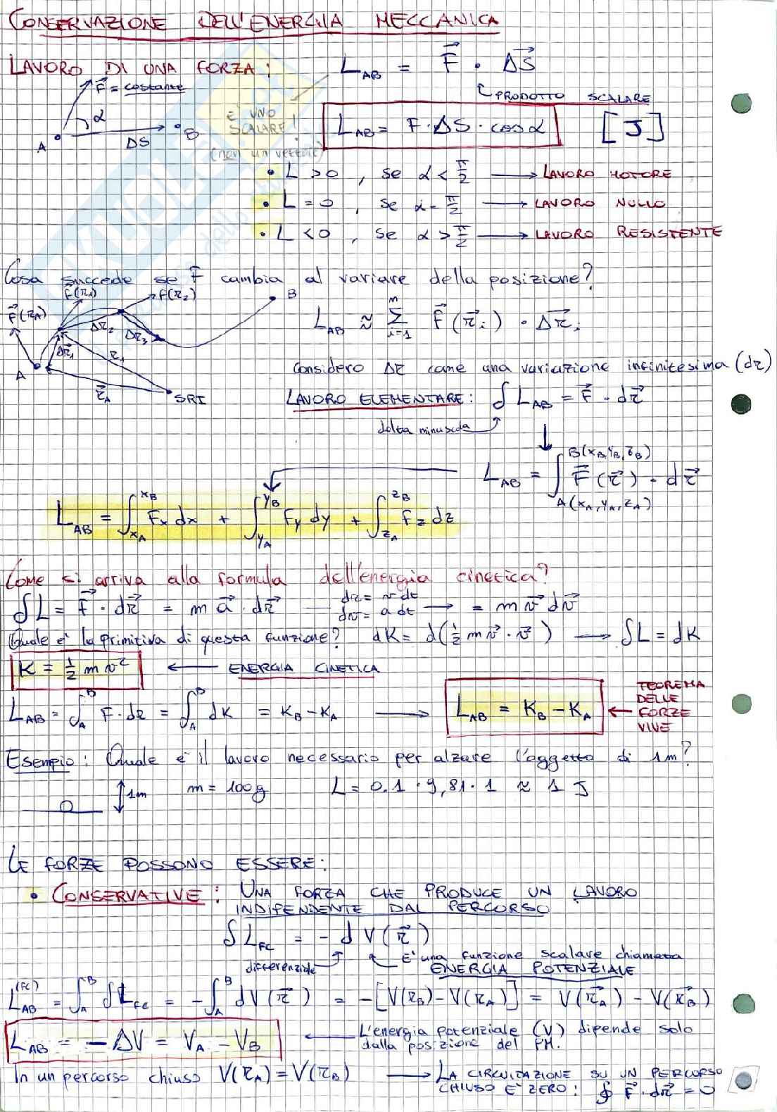 Appunti Fisica 1 + Formulario + Esercizi svolti Pag. 26