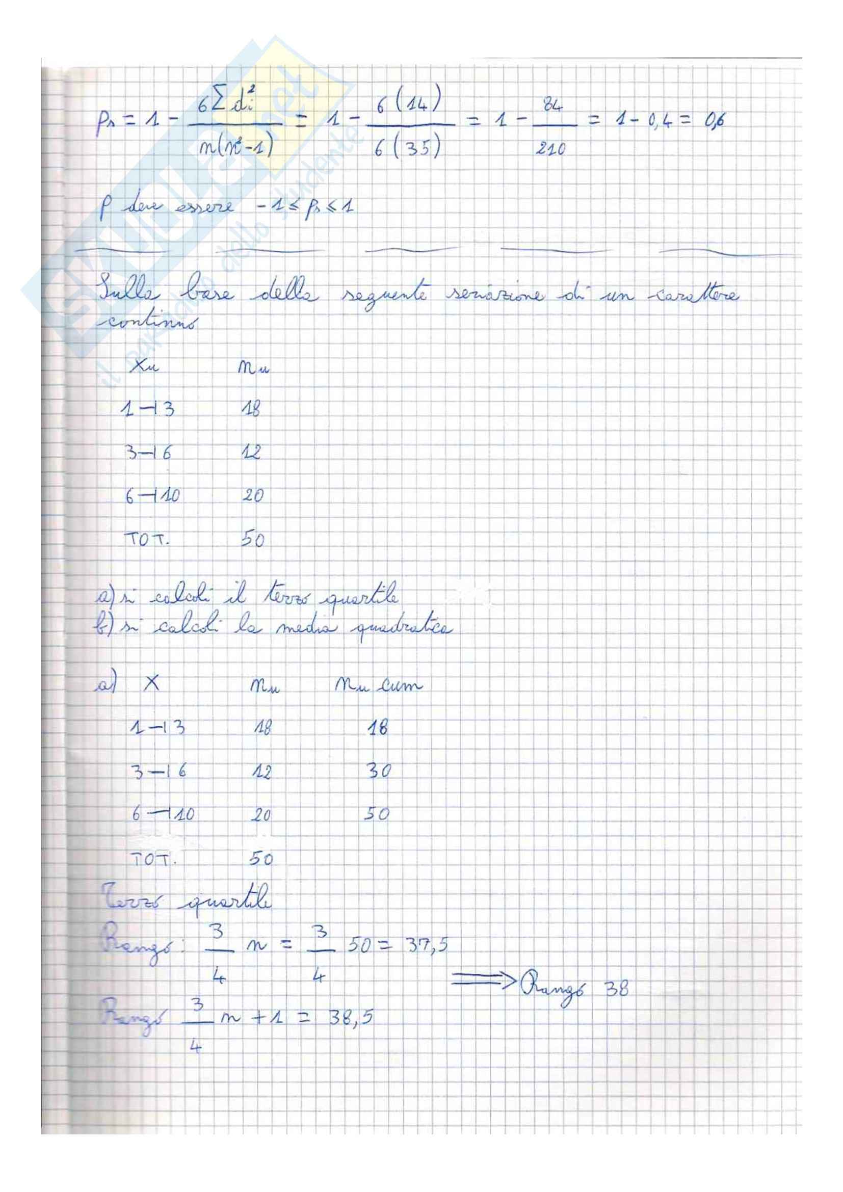 Esercitazione, Statistica Pag. 16